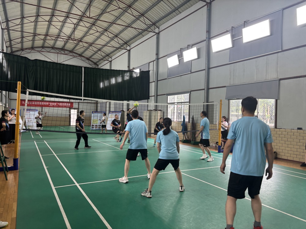 九三学社常德市委会统筹举办基层组织“安全杯”气排球比赛