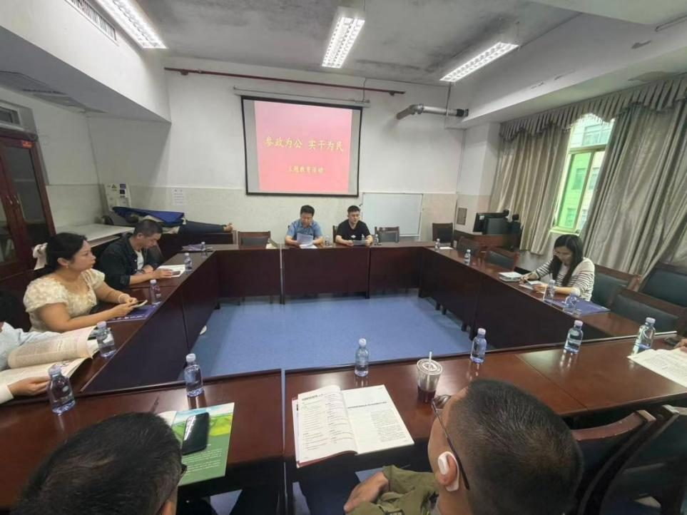 九三学社常德市第一人民医院支社开展“参政为公、实干为民”主题教育